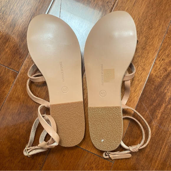 Ancient Greek Sandals NEW Brown Leather Ankle Strap Sandals EU 40 - Picture 4 of 5